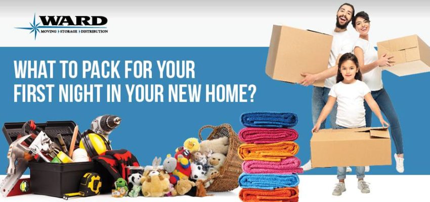 What To Pack For Your First Night Of a Move? [Infographic]