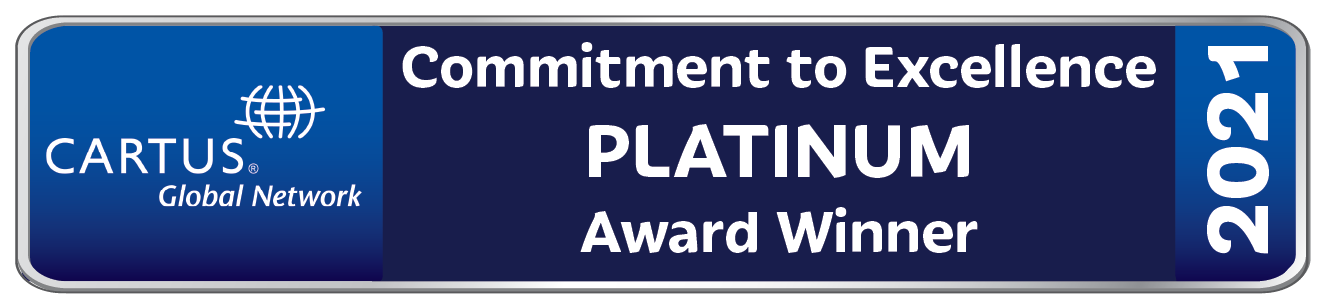 Ward North American Receives Top Level, Commitment to Excellence Platinum Award at Cartus 2021 Global Network Conference