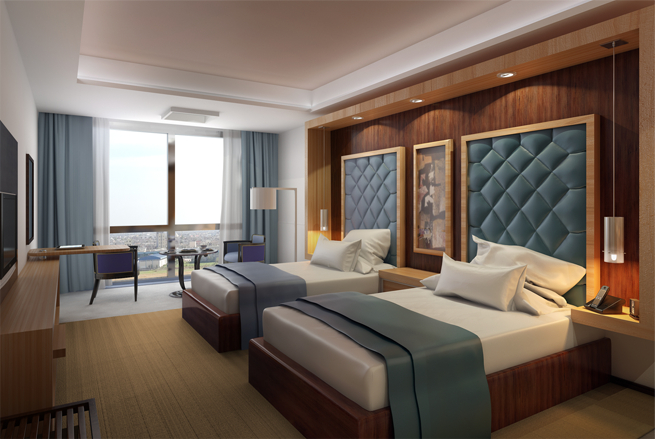 Hotel guest room