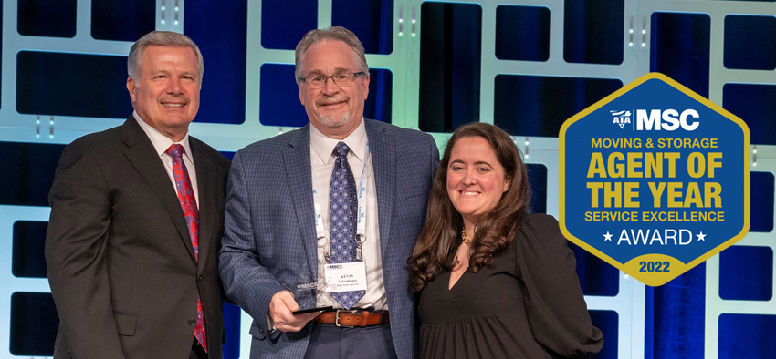 Ward North American Wins 2022 MSC Agent Of The Year Service Excellence Award