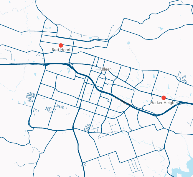 Killeen map