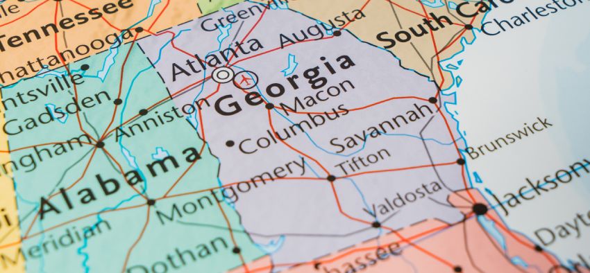 Georgia map
