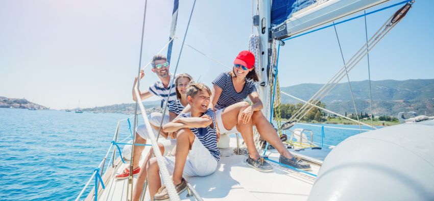 Happy family on a vacation