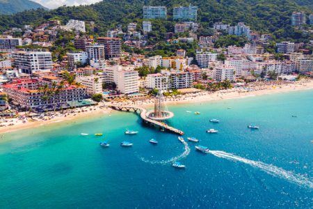 Amazing view of the city of Puerto Vallarta