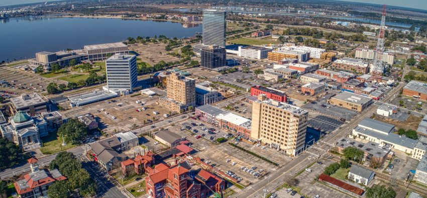 Lake Charles is a Town in Eastern Louisiana